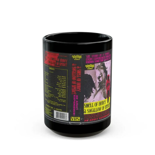SMELL OF HONEY A SWALLOW OF BRINE SOMETHING WEIRD VIDEO (VHS COVER) - Black Coffee Mug 15oz - Go Mug Yourself