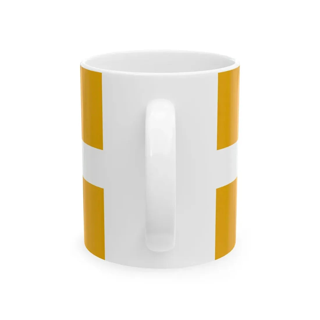 Smiltenes novada karogs (Latvia) White Coffee Mug - Go Mug Yourself