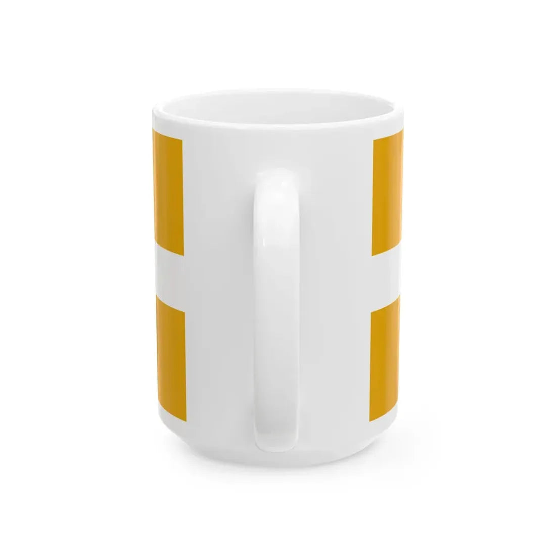 Smiltenes novada karogs (Latvia) White Coffee Mug - Go Mug Yourself
