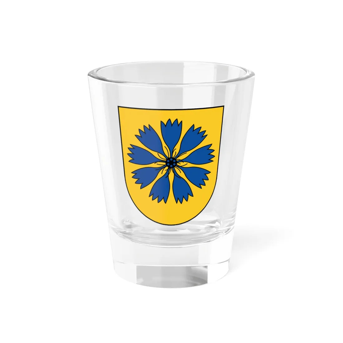Smiltenes novads COA (Latvia) (Coat of Arms) Shot Glass 1.5oz 1.5oz - Go Mug Yourself