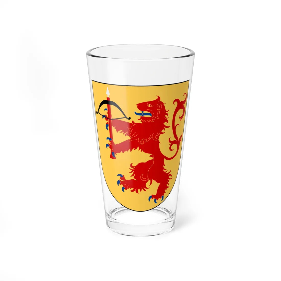 Småland vapen (Sweden) (Coat of Arms) Pint Glass 16oz 16oz - Go Mug Yourself