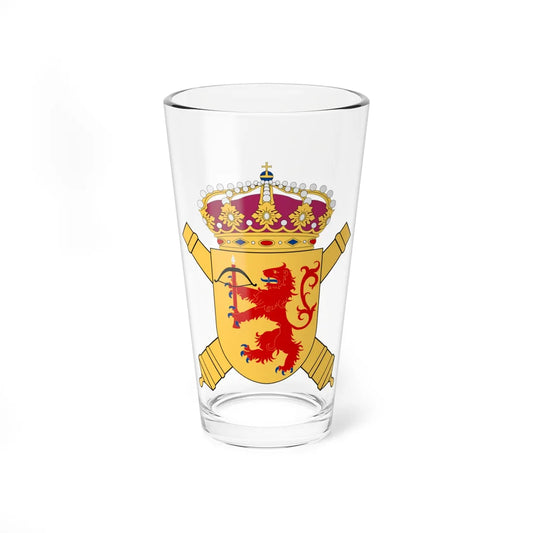 Smålands artilleriregemente vapen (Sweden) (Coat of Arms) Pint Glass 16oz 16oz - Go Mug Yourself