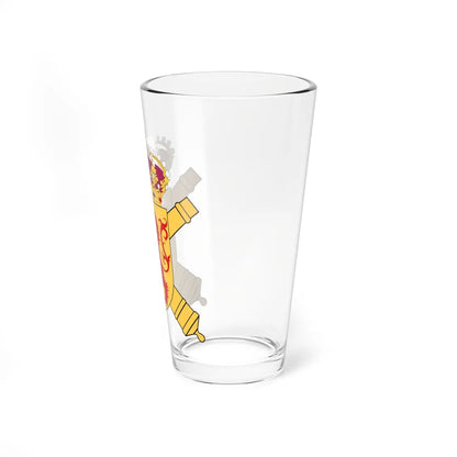 Smålands artilleriregemente vapen (Sweden) (Coat of Arms) Pint Glass 16oz - Go Mug Yourself