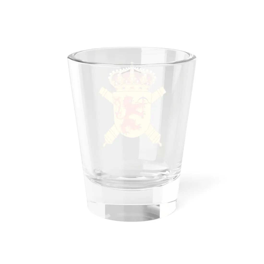 Smålands artilleriregemente vapen (Sweden) (Coat of Arms) Shot Glass 1.5oz - Go Mug Yourself