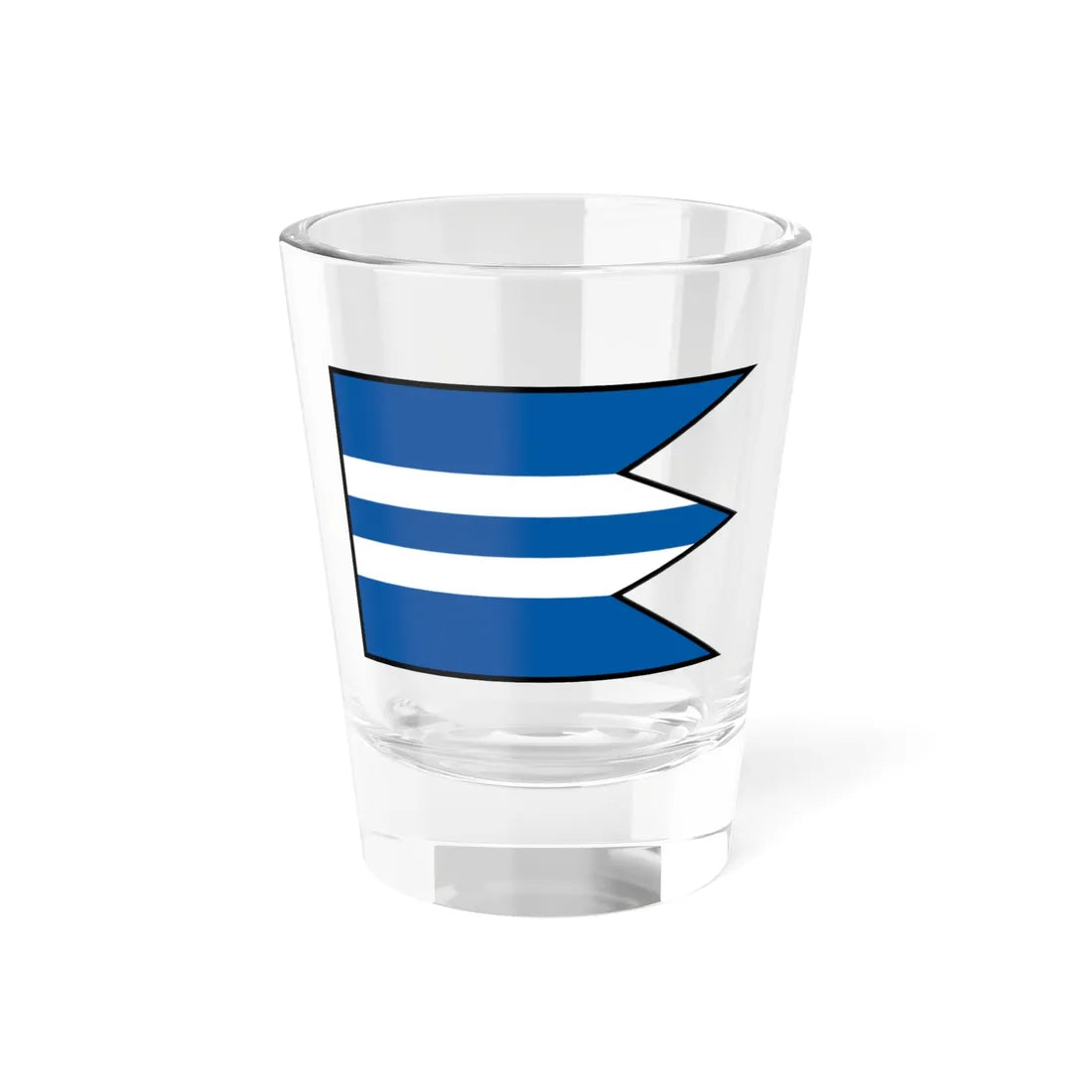 Smrdaky Senica Flag (Slovakia) Shot Glass 1.5oz 1.5oz - Go Mug Yourself