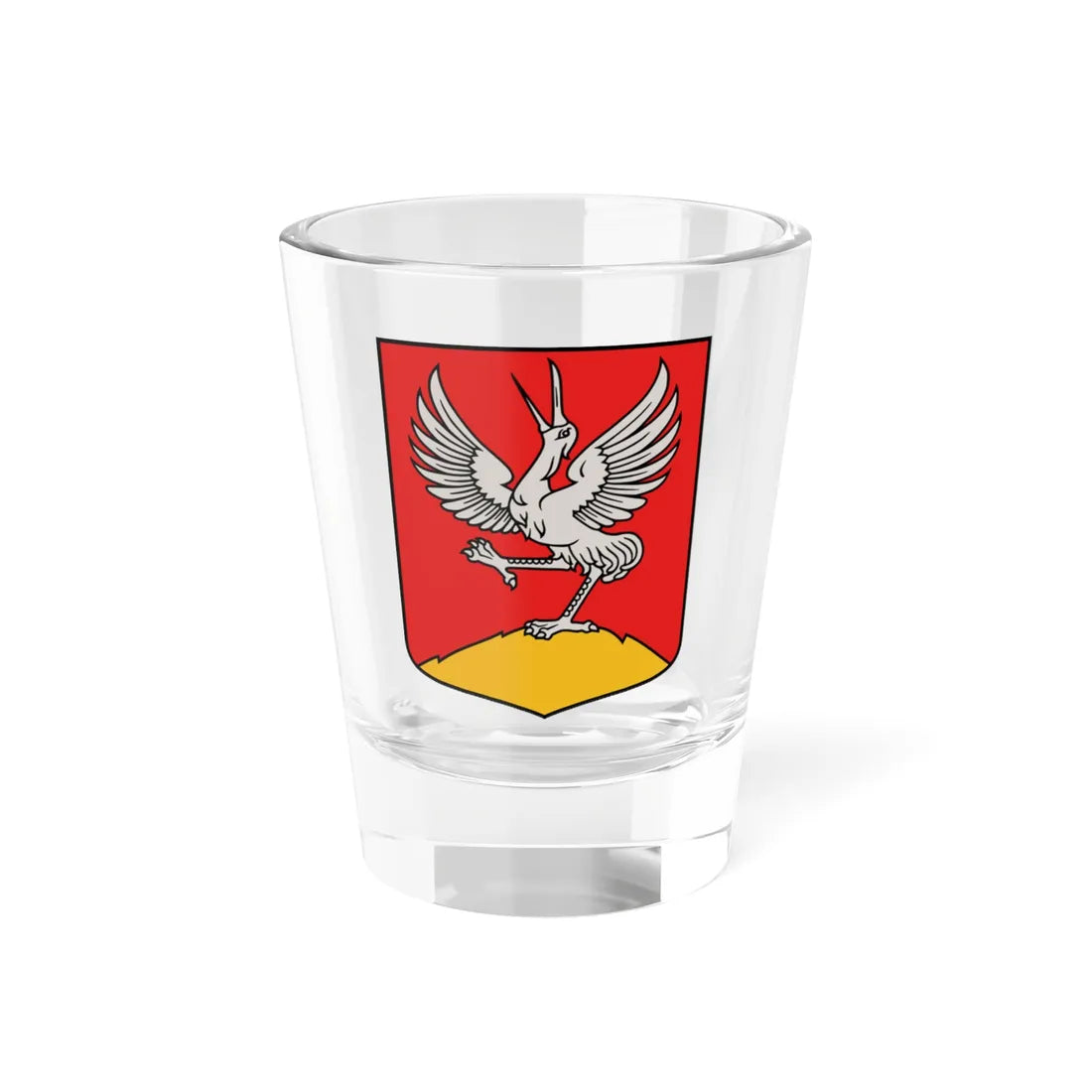 Smārdes pagasts COA (Latvia) (Coat of Arms) Shot Glass 1.5oz 1.5oz - Go Mug Yourself