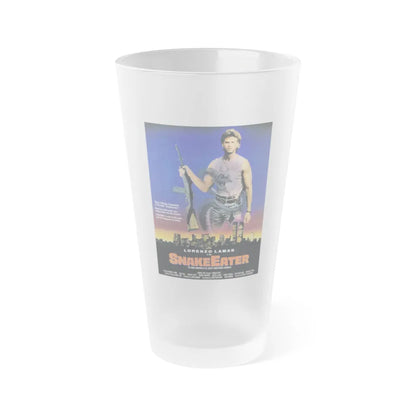 SNAKEEATER 1989 Movie Poster - Frosted Pint Glass 16oz-Go Mug Yourself