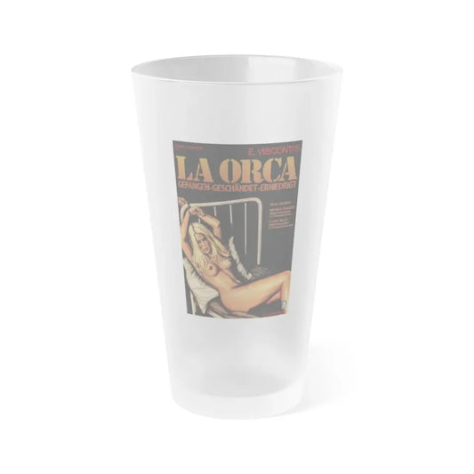 SNATCH (LA ORCA) 1976 Movie Poster - Frosted Pint Glass 16oz 16oz Frosted - Go Mug Yourself