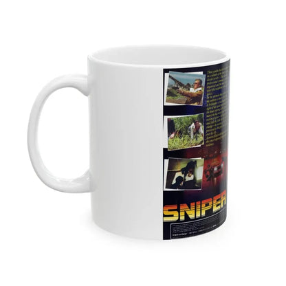 SNIPER (VHS COVER) - White Coffee Mug - Go Mug Yourself