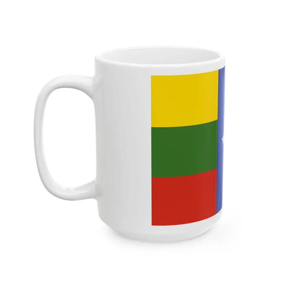 SNLD Proposed flag of Myanmar color shades variant (Myanmar) White Coffee Mug - Go Mug Yourself