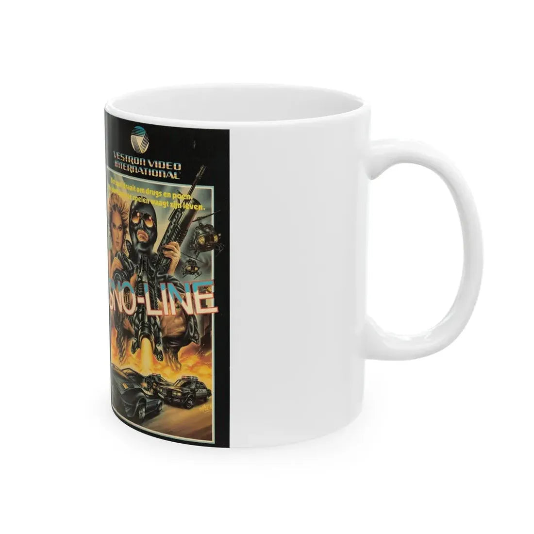 SNO LINE (VHS COVER) - White Coffee Mug - Go Mug Yourself