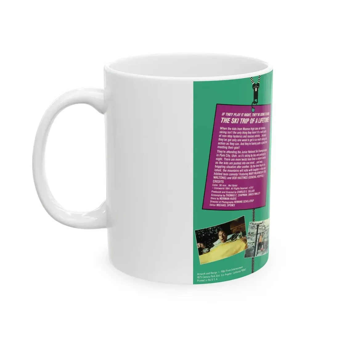 SNOW BALLING (VHS COVER) - White Coffee Mug - Go Mug Yourself