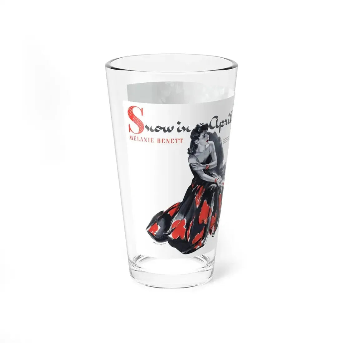 Snow in April, Woman's Home Companion, April 1940 (Magazine Illustration) Pint Glass 16oz - Go Mug Yourself