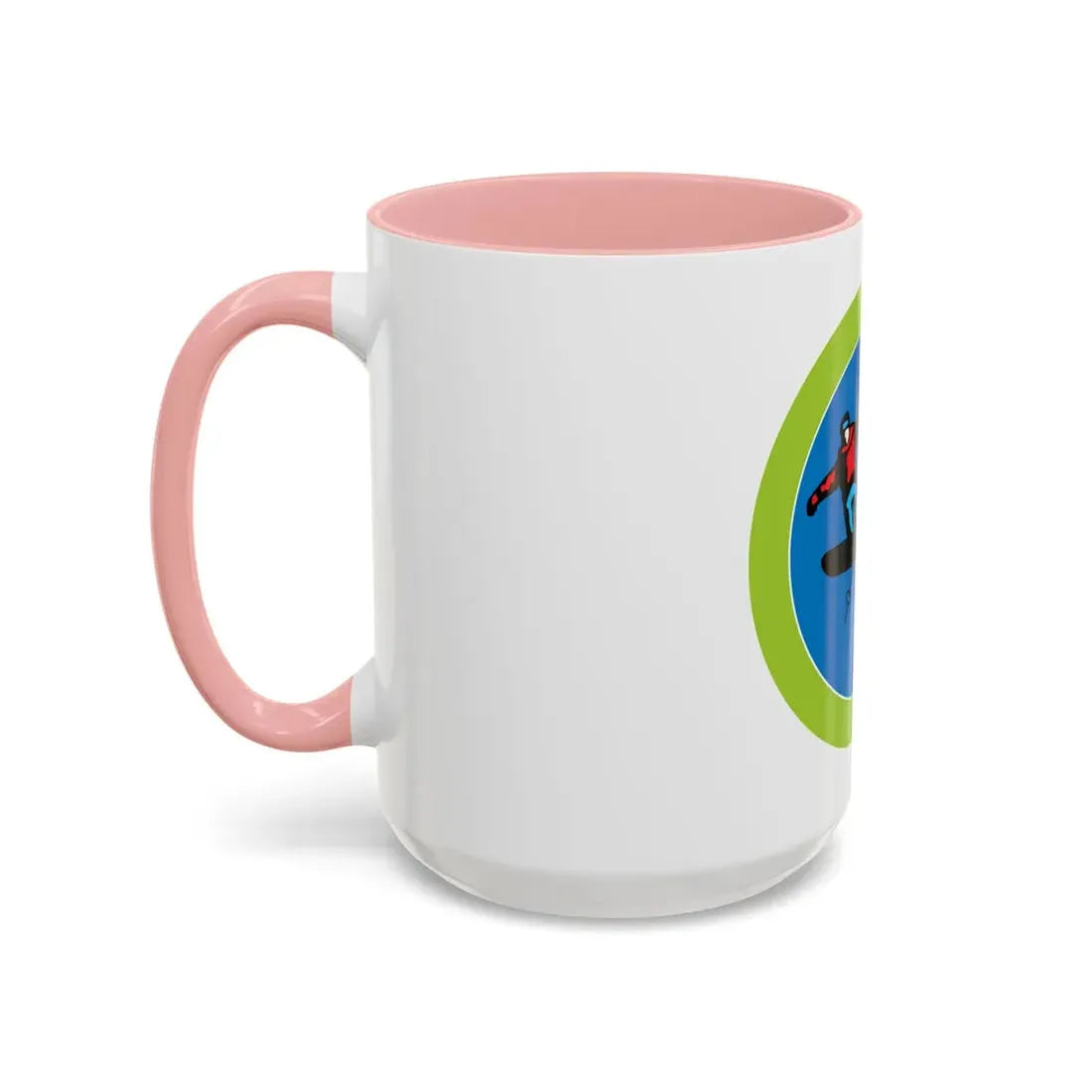 Snow Sports (Boy Scout Merit Badge) Accent Coffee Mug - Go Mug Yourself