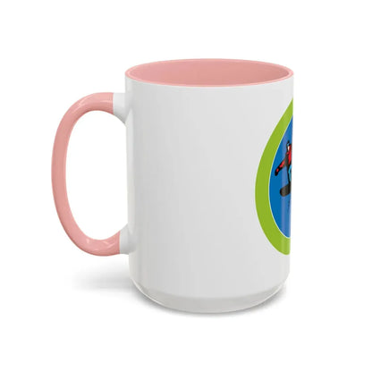 Snow Sports (Boy Scout Merit Badge) Accent Coffee Mug - Go Mug Yourself