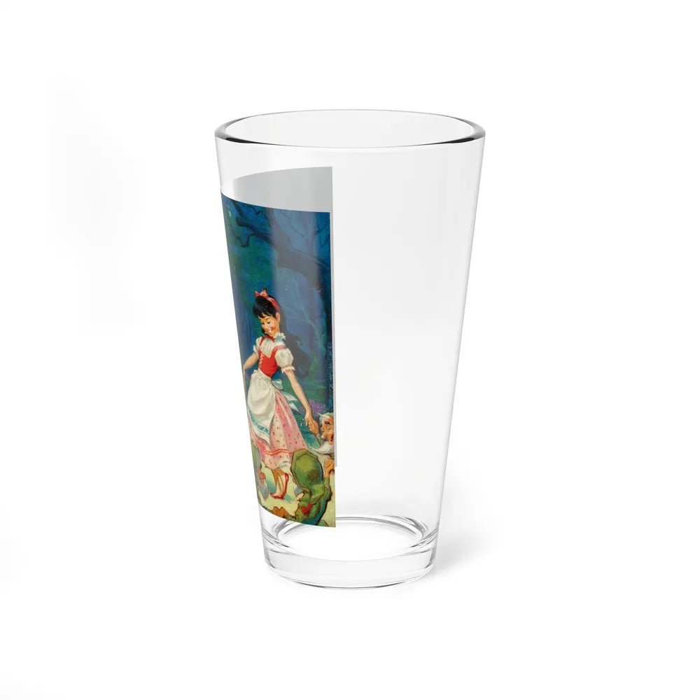 Snow White and the Seven Dwarfs, RCA vinyl album cover, 1950s (Magazine Illustration) Pint Glass 16oz - Go Mug Yourself