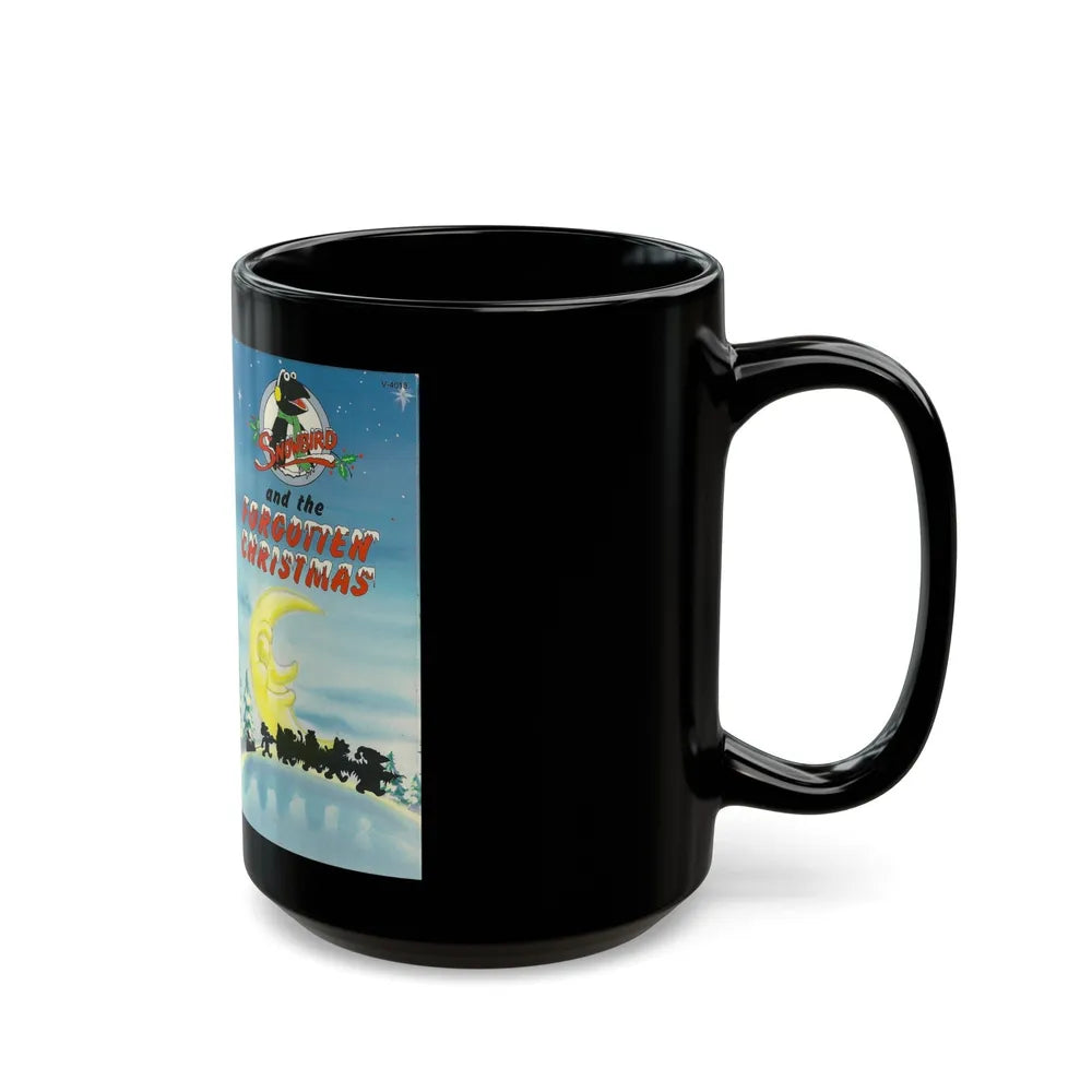 SNOWBIRD AND THE FORGOTTEN CHRISTMAS (VHS COVER) - Black Coffee Mug-Go Mug Yourself