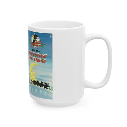 SNOWBIRD AND THE FORGOTTEN CHRISTMAS (VHS COVER) - White Coffee Mug-Go Mug Yourself