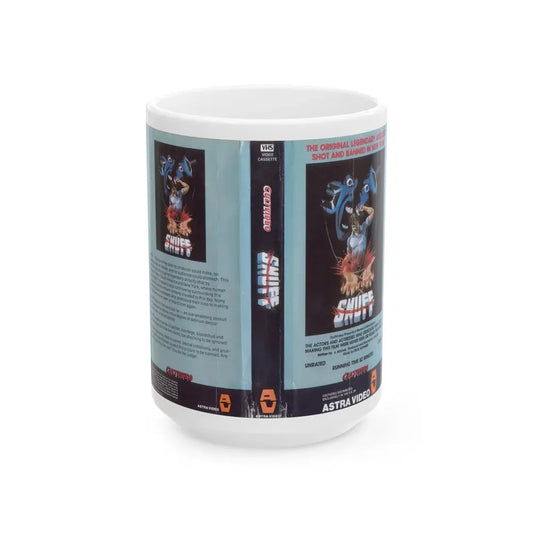 SNUFF (VHS COVER) - White Coffee Mug 15oz - Go Mug Yourself