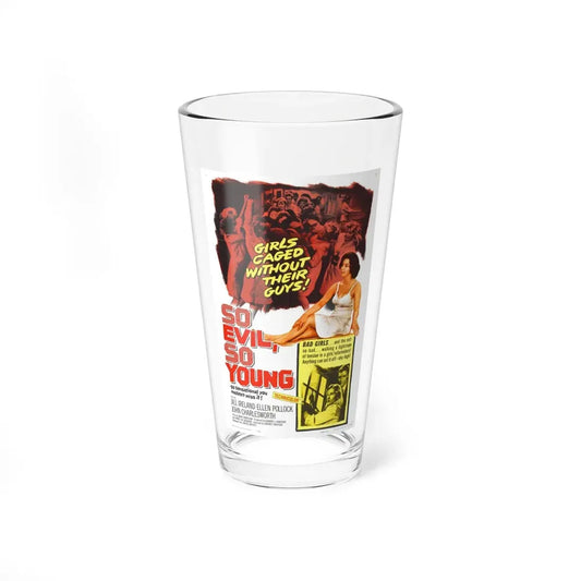 SO EVIL, SO YOUNG 1961 Movie Poster - Pint Glass 16oz 16oz - Go Mug Yourself