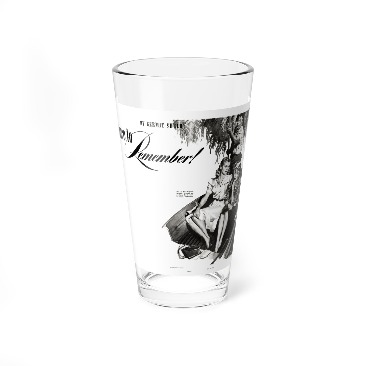 So Nice to Remember, Liberty, May 31, 1941 (Magazine Illustration) Pint Glass 16oz-16oz-Go Mug Yourself