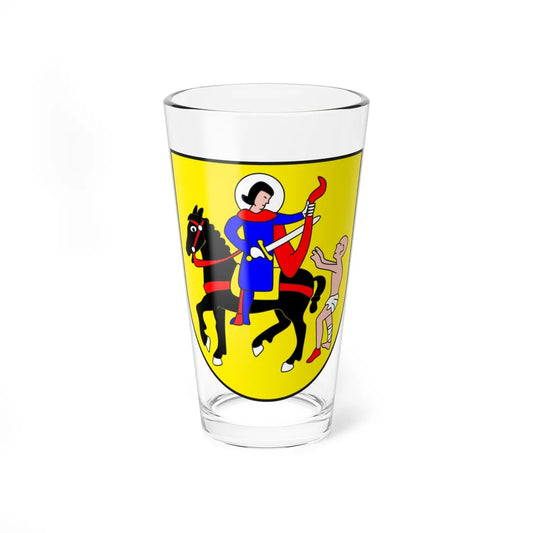 Soazza wappen (Switzerland) (Coat of Arms) Pint Glass 16oz 16oz - Go Mug Yourself
