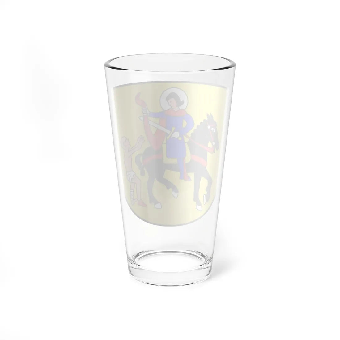 Soazza wappen (Switzerland) (Coat of Arms) Pint Glass 16oz - Go Mug Yourself