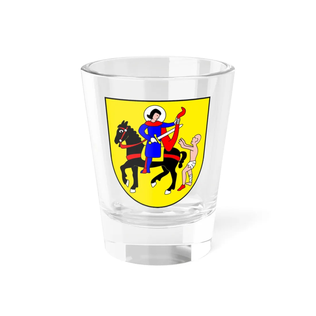 Soazza wappen (Switzerland) (Coat of Arms) Shot Glass 1.5oz 1.5oz - Go Mug Yourself