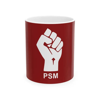 Socialist Party of Malaysia Flag (Malaysia) White Coffee Mug 11oz - Go Mug Yourself