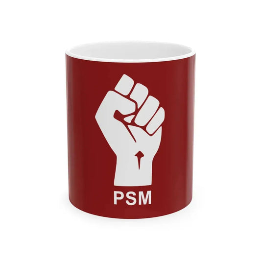 Socialist Party of Malaysia Flag (Malaysia) White Coffee Mug 11oz - Go Mug Yourself