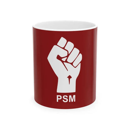 Socialist Party of Malaysia Flag (Malaysia) White Coffee Mug 11oz - Go Mug Yourself