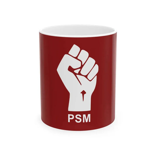 Socialist Party of Malaysia Flag (Malaysia) White Coffee Mug 11oz - Go Mug Yourself