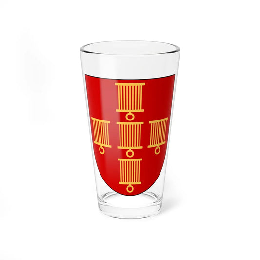 Societas Heraldica Lundensis vapen (Sweden) (Coat of Arms) Pint Glass 16oz 16oz - Go Mug Yourself