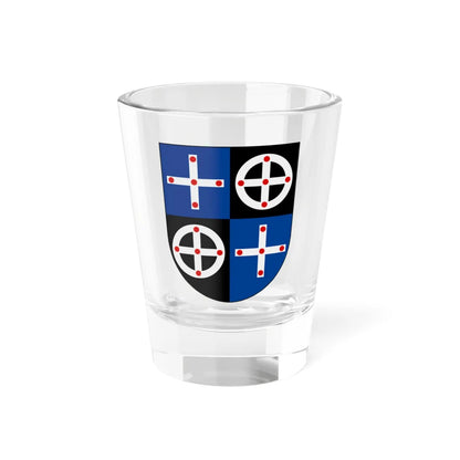 Societas Sanctæ Birgittæ vapen (Sweden) (Coat of Arms) Shot Glass 1.5oz 1.5oz - Go Mug Yourself