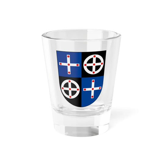 Societas Sanctæ Birgittæ vapen (Sweden) (Coat of Arms) Shot Glass 1.5oz 1.5oz - Go Mug Yourself
