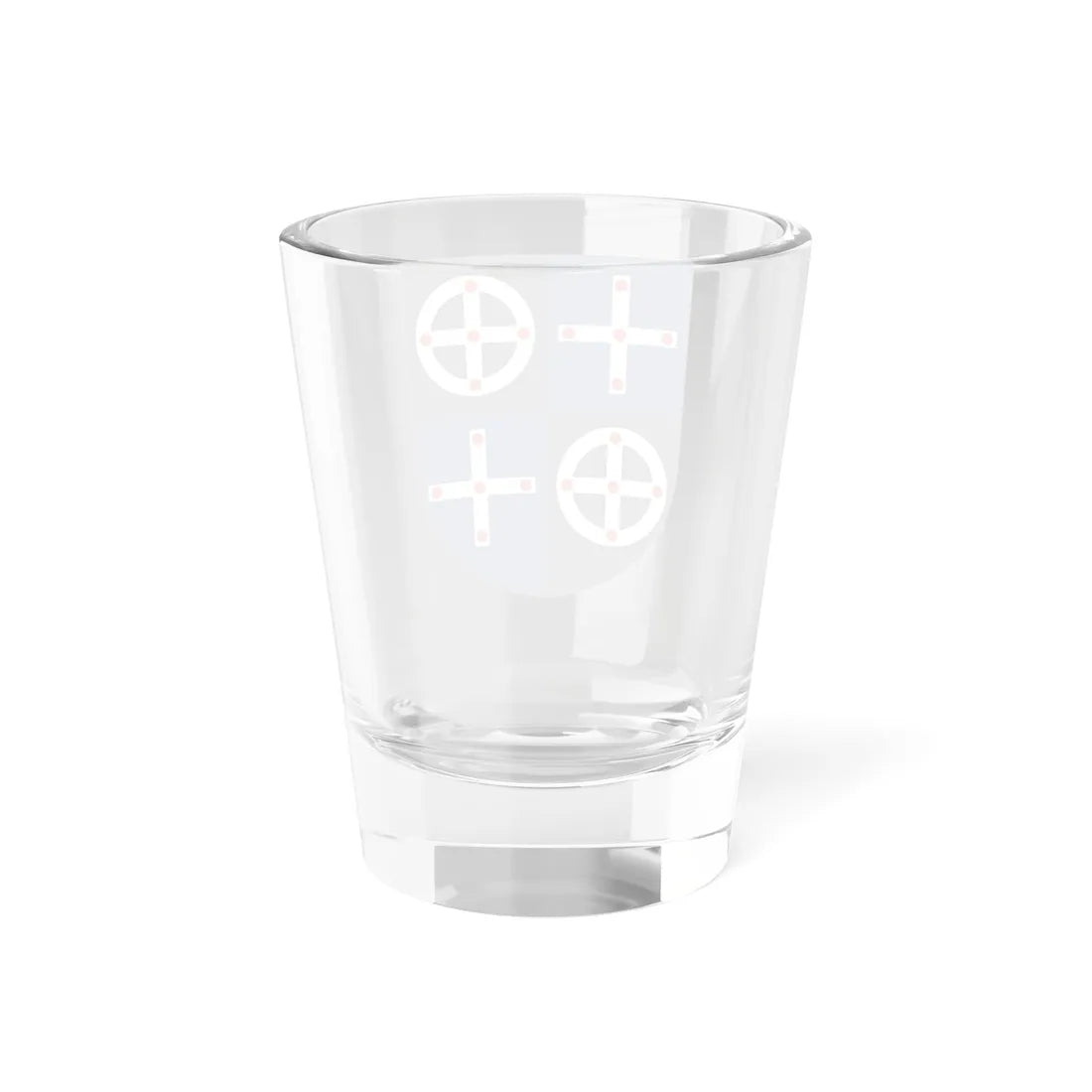 Societas Sanctæ Birgittæ vapen (Sweden) (Coat of Arms) Shot Glass 1.5oz - Go Mug Yourself