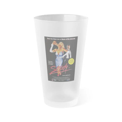 SOCIETY 1989 Movie Poster - Frosted Pint Glass 16oz-Go Mug Yourself