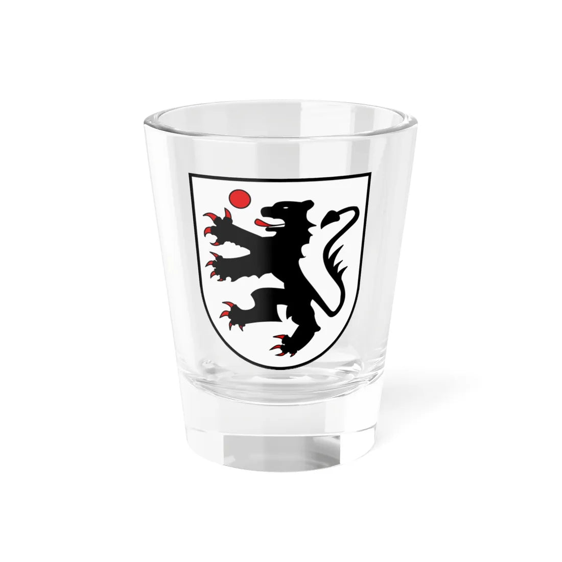 Socin Sozzini coat of arms (Switzerland) (Coat of Arms) Shot Glass 1.5oz 1.5oz - Go Mug Yourself