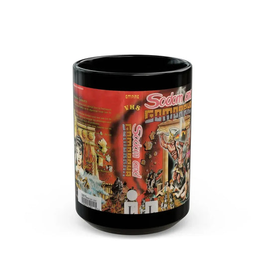 SODOM AND GOMORRHA (VHS COVER) - Black Coffee Mug 15oz - Go Mug Yourself