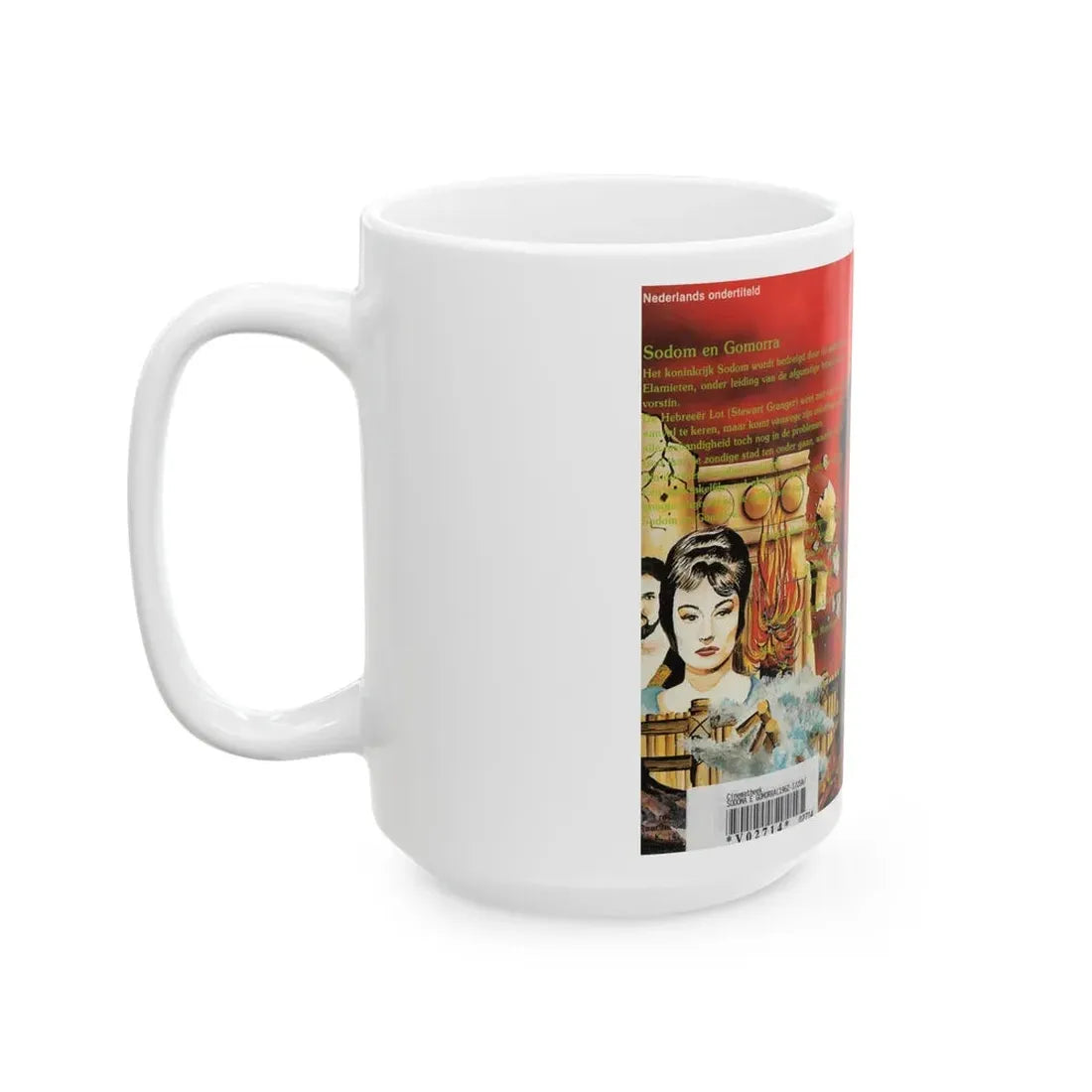 SODOM AND GOMORRHA (VHS COVER) - White Coffee Mug - Go Mug Yourself