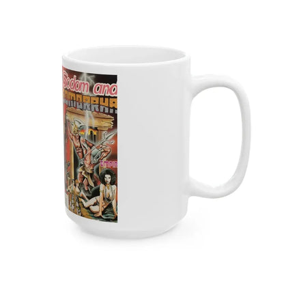 SODOM AND GOMORRHA (VHS COVER) - White Coffee Mug - Go Mug Yourself