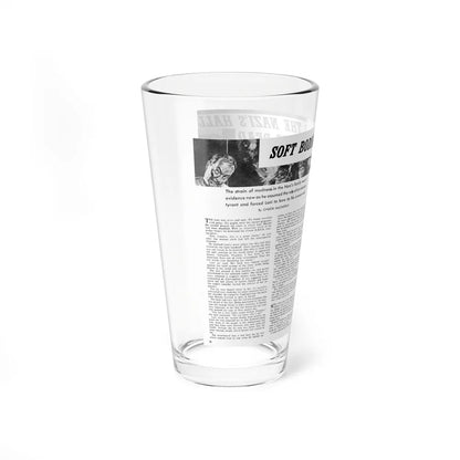 Soft Bodies For The Nazi's Hall of the Living Dead, Man's Story, September 1963 (Magazine Illustration) Pint Glass 16oz - Go Mug Yourself