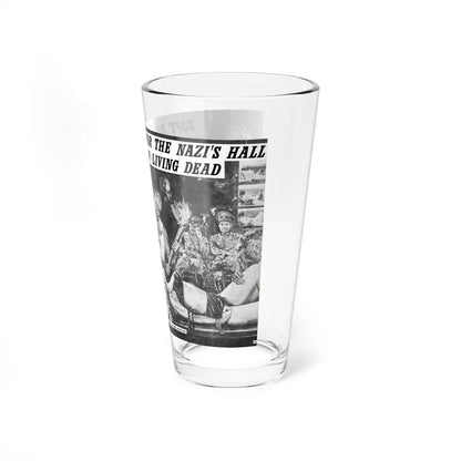 Soft Bodies For The Nazi's Hall of the Living Dead, Man's Story, September 1963 (Magazine Illustration) Pint Glass 16oz - Go Mug Yourself
