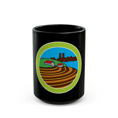 Soil Water Conservation (Boy Scout Merit Badge) Black Coffee Mug 15oz - Go Mug Yourself