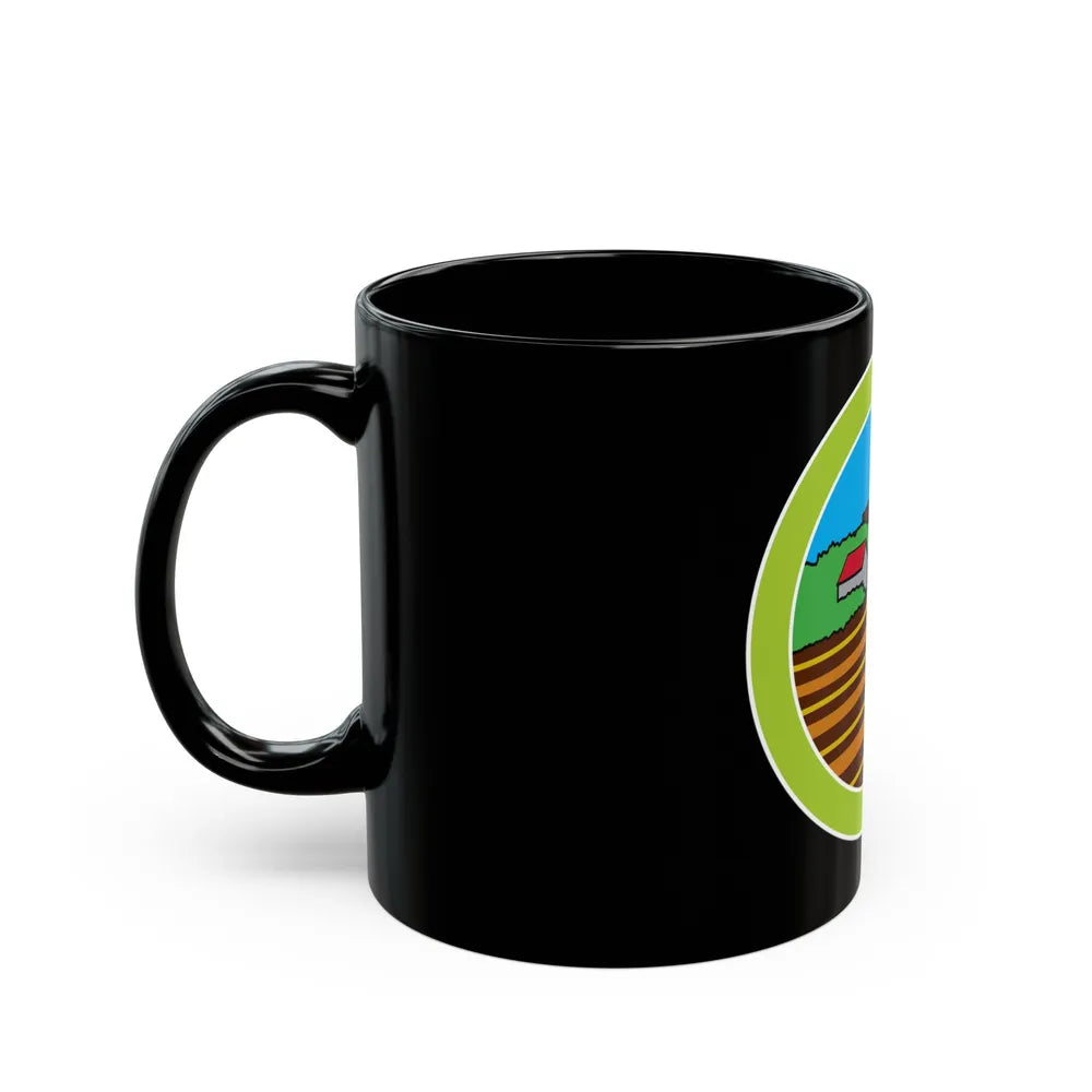 Soil Water Conservation (Boy Scout Merit Badge) Black Coffee Mug-Go Mug Yourself