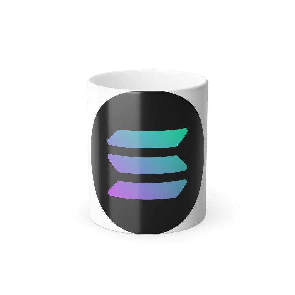 SOLANA SOL (Cryptocurrency) Color Changing Mug 11oz-11oz-Go Mug Yourself