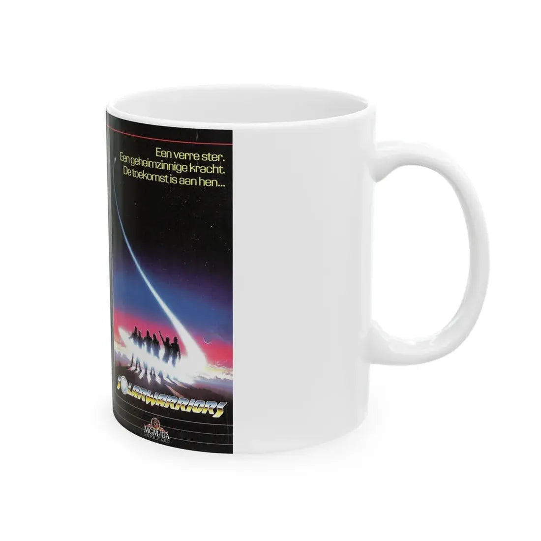 SOLARWARRIORS (VHS COVER) - White Coffee Mug - Go Mug Yourself