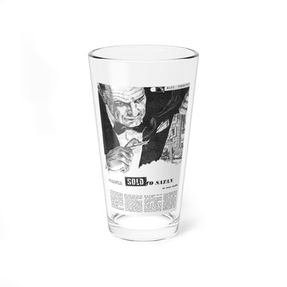 Sold To Satans, Man Junior, Fabruary 1950 (Magazine Illustration) Pint Glass 16oz-16oz-Go Mug Yourself