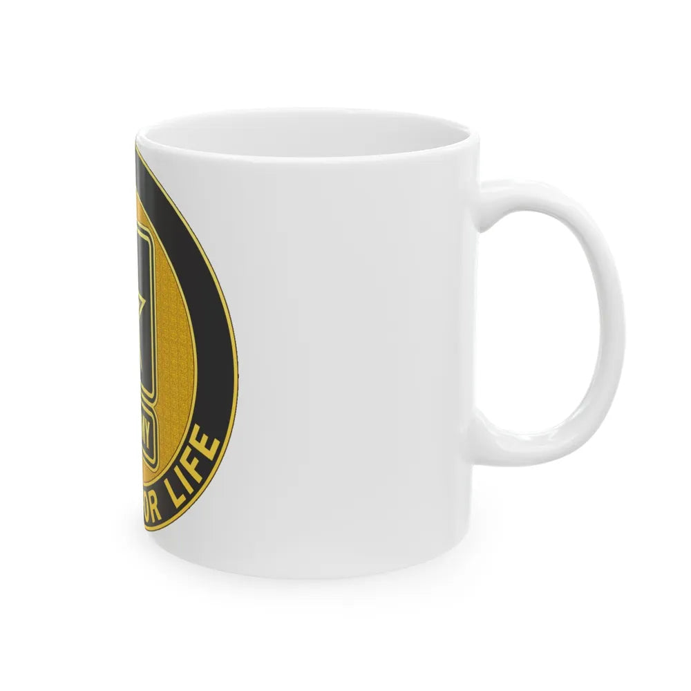 Soldier for Life Lapel Button (U.S. Army) White Coffee Mug-Go Mug Yourself