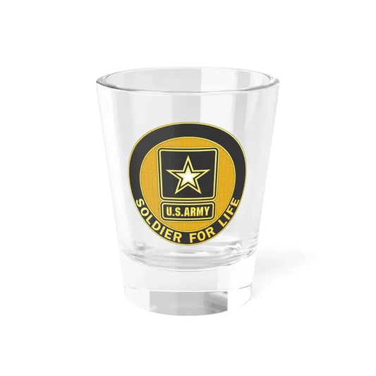 Soldier for Life Lapel Button (U.S. Army) Shot Glass 1.5oz 1.5oz - Go Mug Yourself